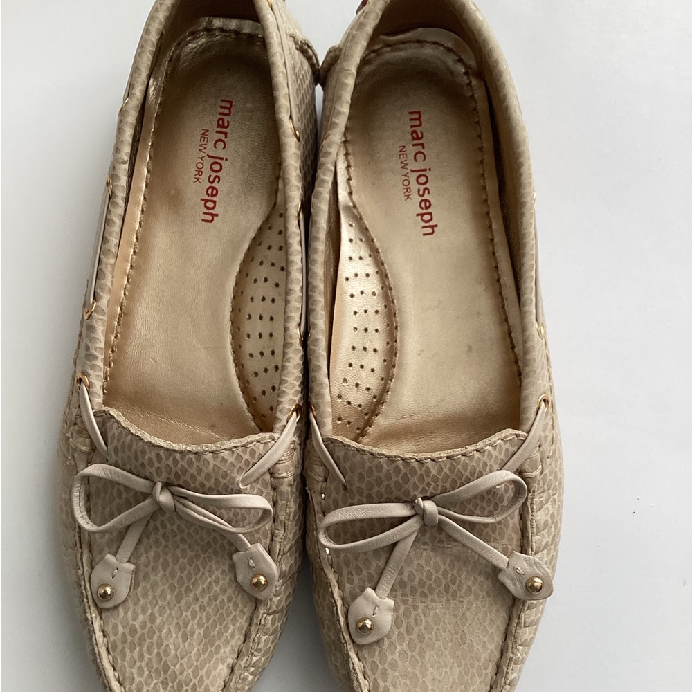 Marc Jacob Cypress Hill Snake Beige Loafer Size 7